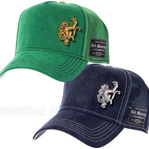 Red Monkey Rich Micro-Suede RM1521 New Limited Unisex Trucker Hat Cap | 2 Colors